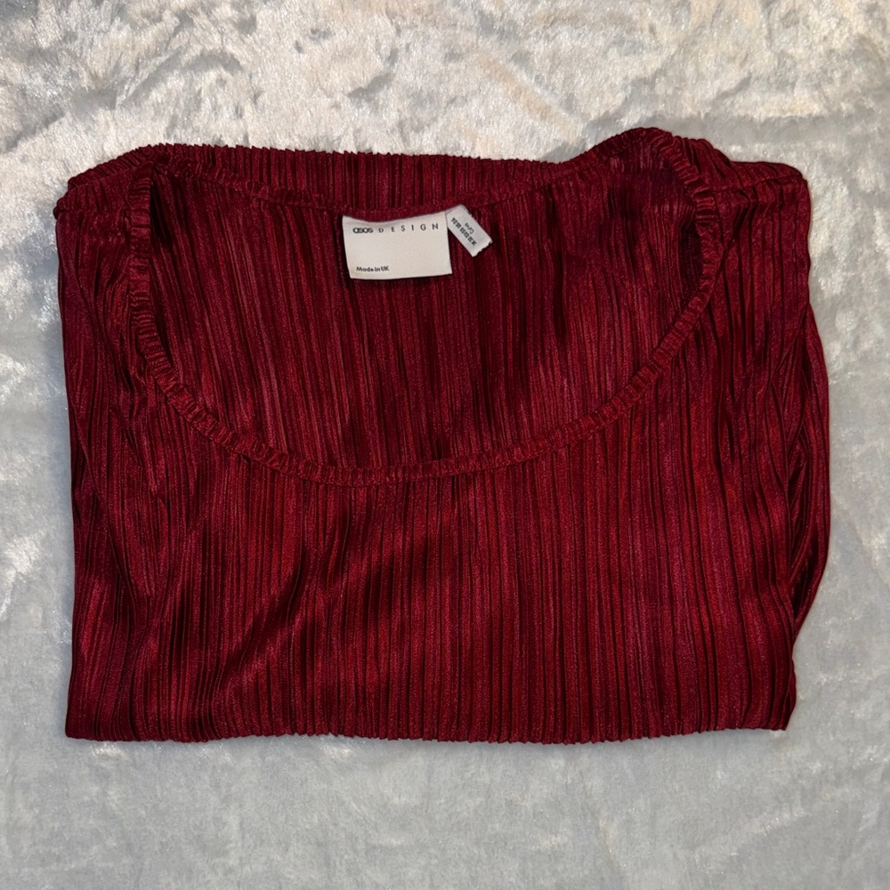 ASOS Curve Red Blouse
